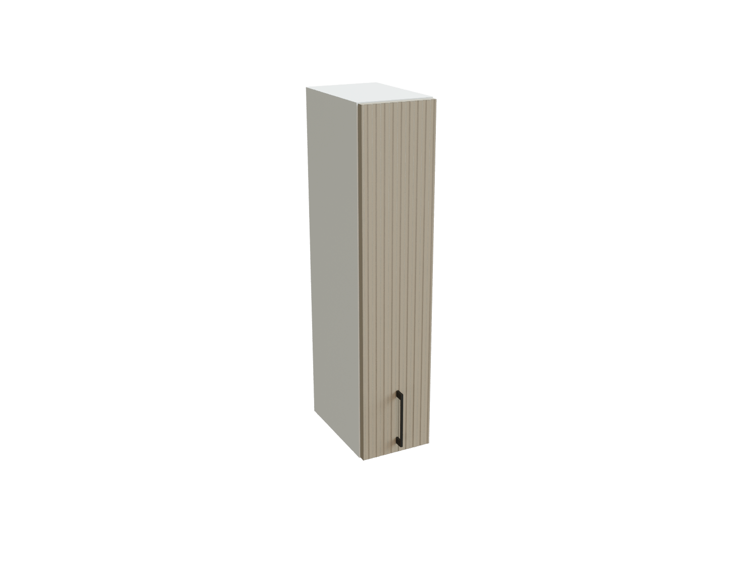 Шкаф навесной бутылочница SURA Сиэль Ян Атласный 20x31,8x92 арт.ММК-00015601 600019408813 серый