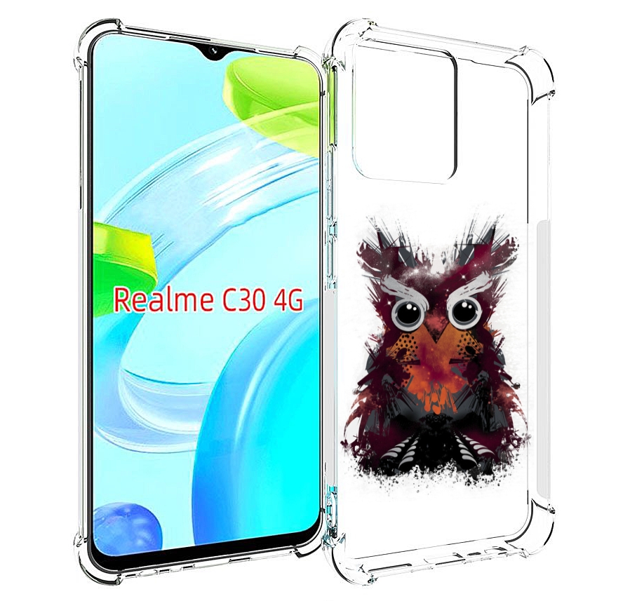 

Чехол MyPads Необычная сова для Realme C30 4G / Narzo 50i Prime, Прозрачный, Tocco