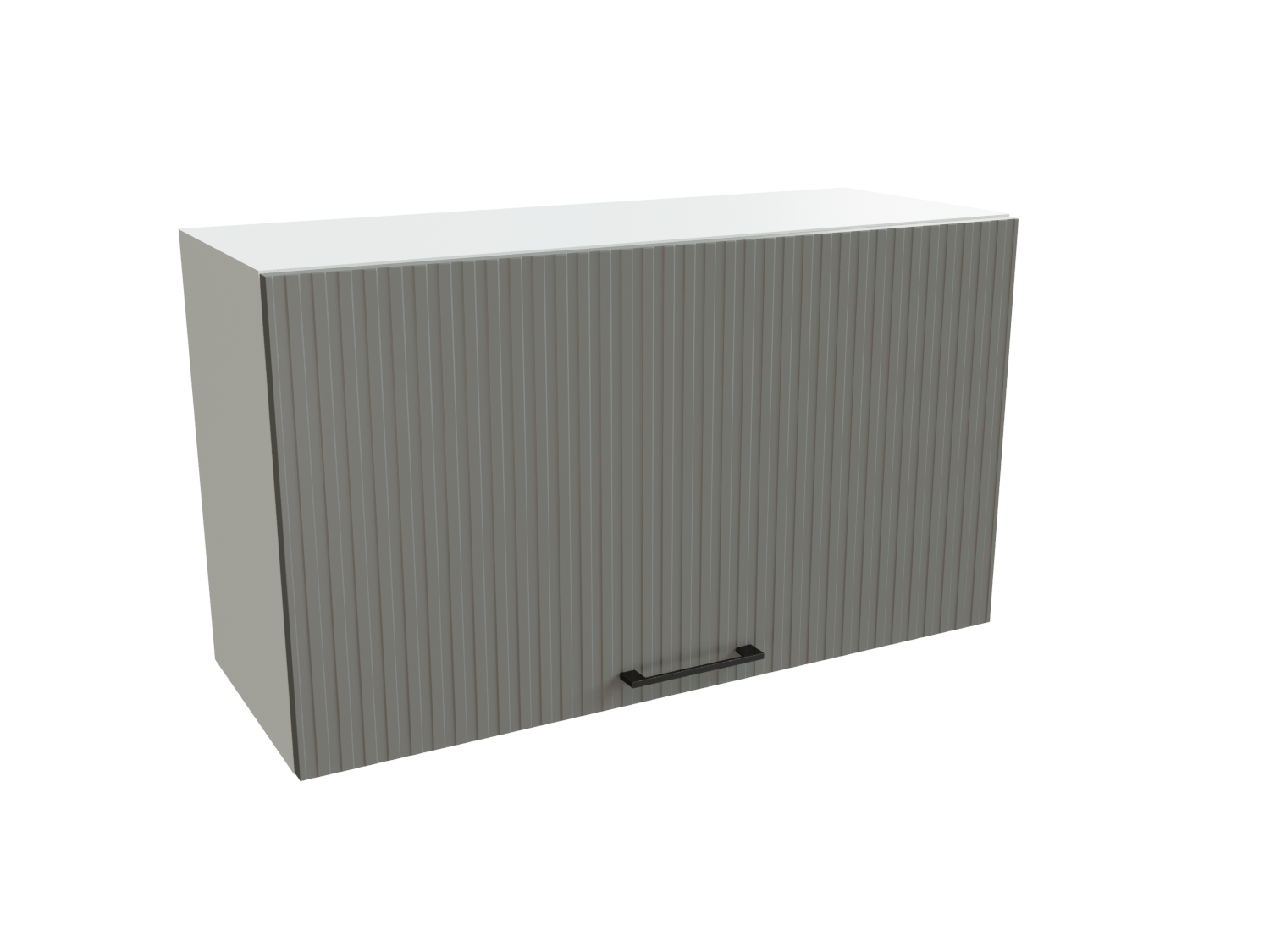 

Шкаф навесной антресоль SURA Сиэль Ян Монблан софт 80x31,8x46 арт.ММК-00015440, Серый