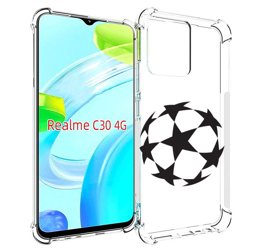 

Чехол MyPads Мячик для Realme C30 4G / Narzo 50i Prime, Прозрачный, Tocco