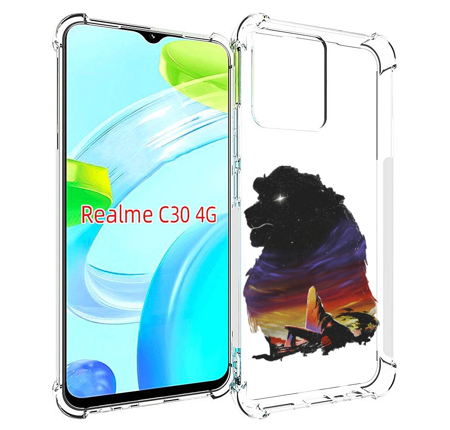 

Чехол MyPads Муфаса для Realme C30 4G / Narzo 50i Prime, Прозрачный, Tocco