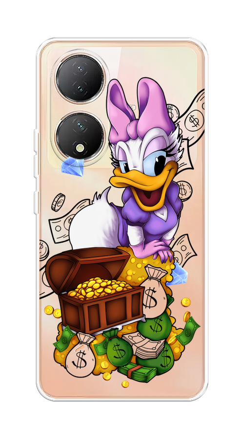 

Чехол на Vivo Y100 "Rich Daisy Duck", Коричневый;белый;фиолетовый, 268250-6