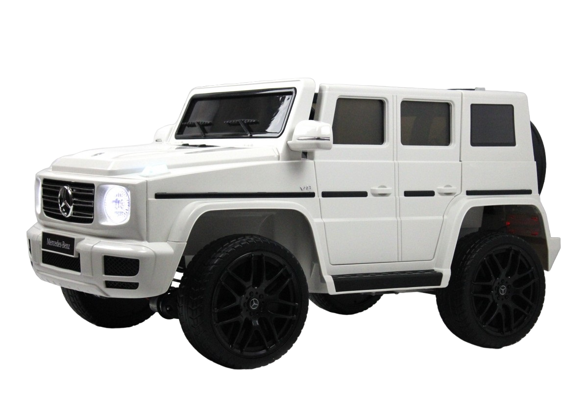 

RiverToys Детский электромобиль Mercedes-Benz G500 (E333EE) белый
