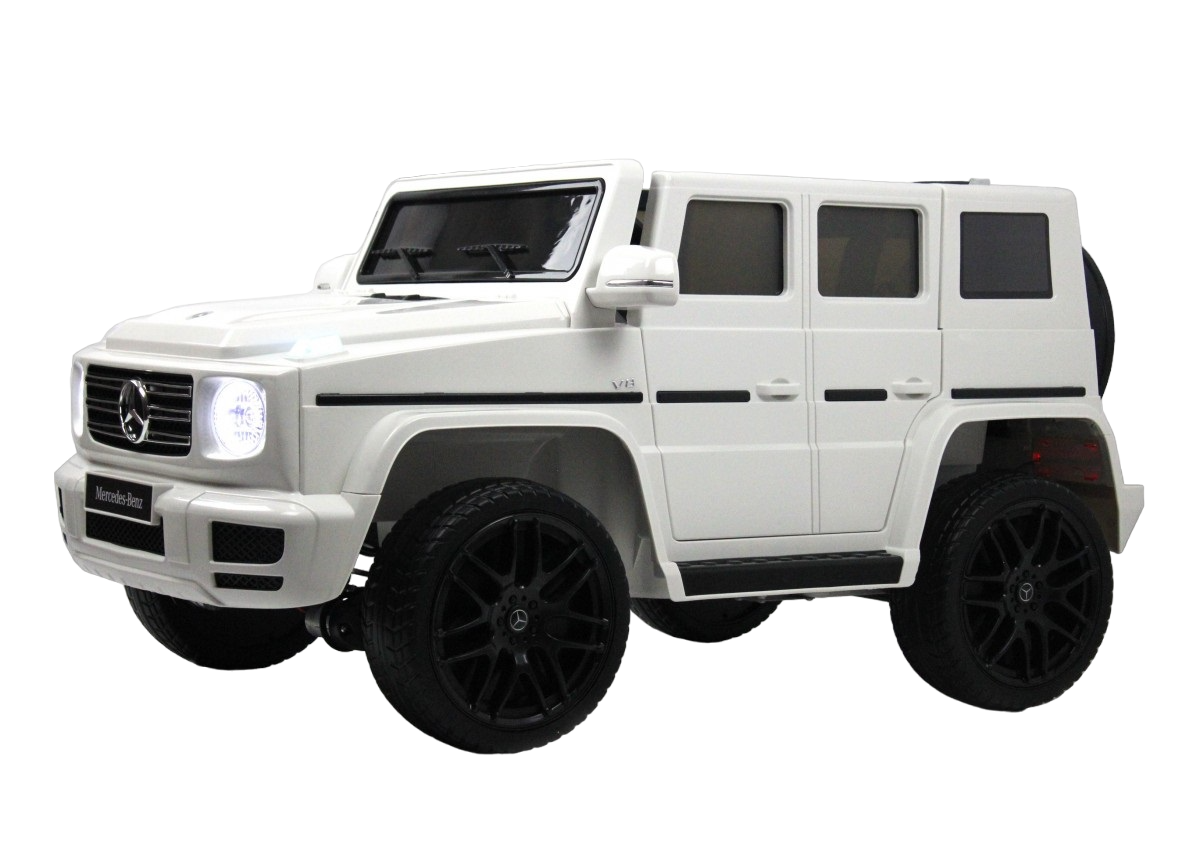 RiverToys Детский электромобиль Mercedes-Benz G500 (E333EE) белый