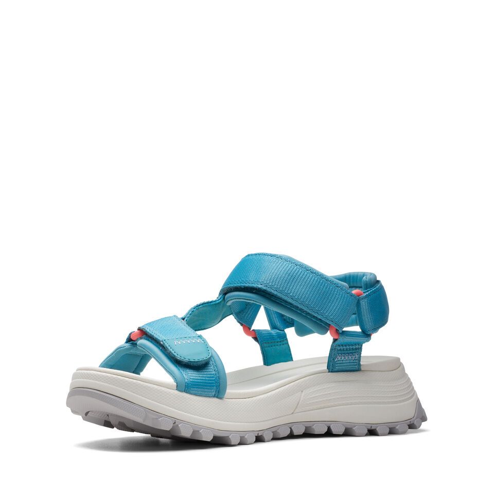 

Сандалии женский Clarks 26171856 голубые 38 EU, Голубой, 26171856