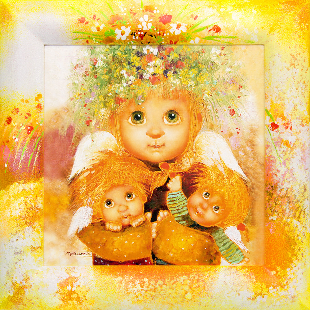 

Жикле в раме Материнская любовь 30*30 ANG-1118 113-504816