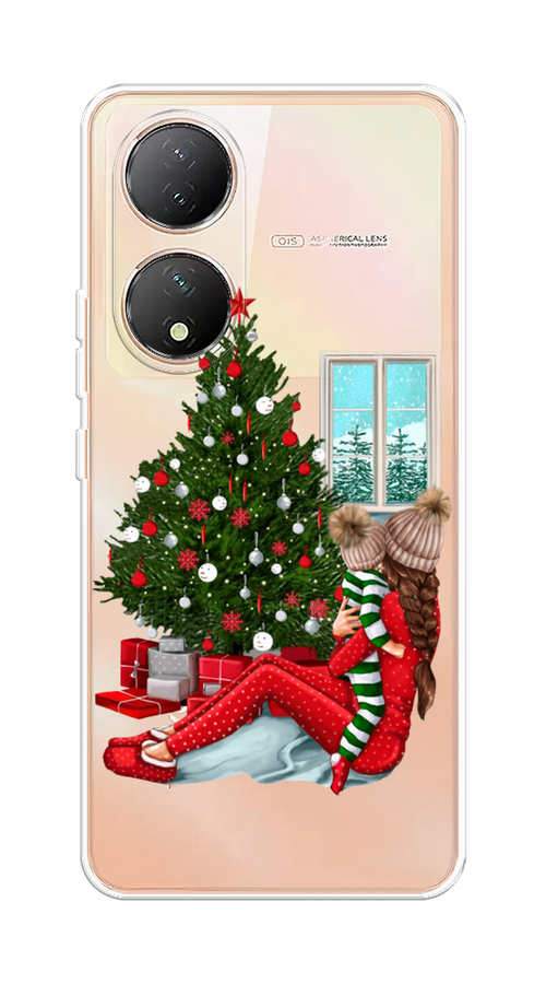 

Чехол на Vivo Y100 "Новый год с мамой", Красный;зеленый;голубой, 268250-6