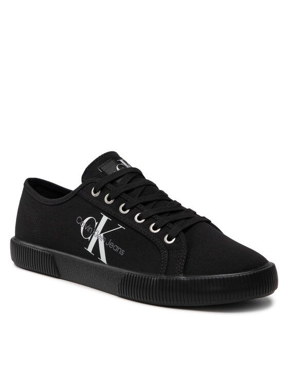 

Кеды мужские Calvin Klein Jeans 209924947 черные 46 EU, Черный, 209924947