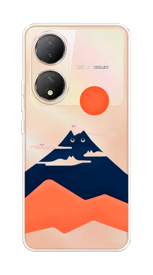 

Чехол на Vivo Y100 "Кот-гора", Черный;оранжевый, 268250-4