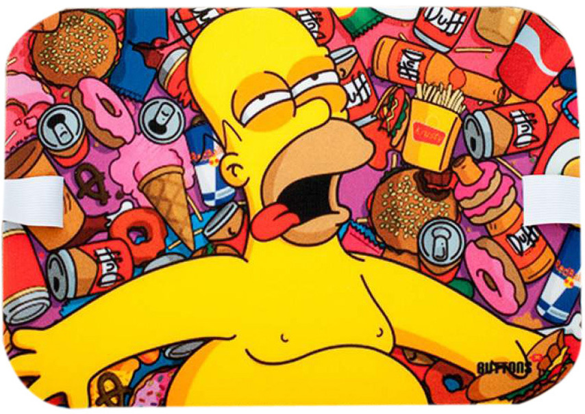 фото Сидушка buttons homer simpson разноцветный 34х24х1,5 см