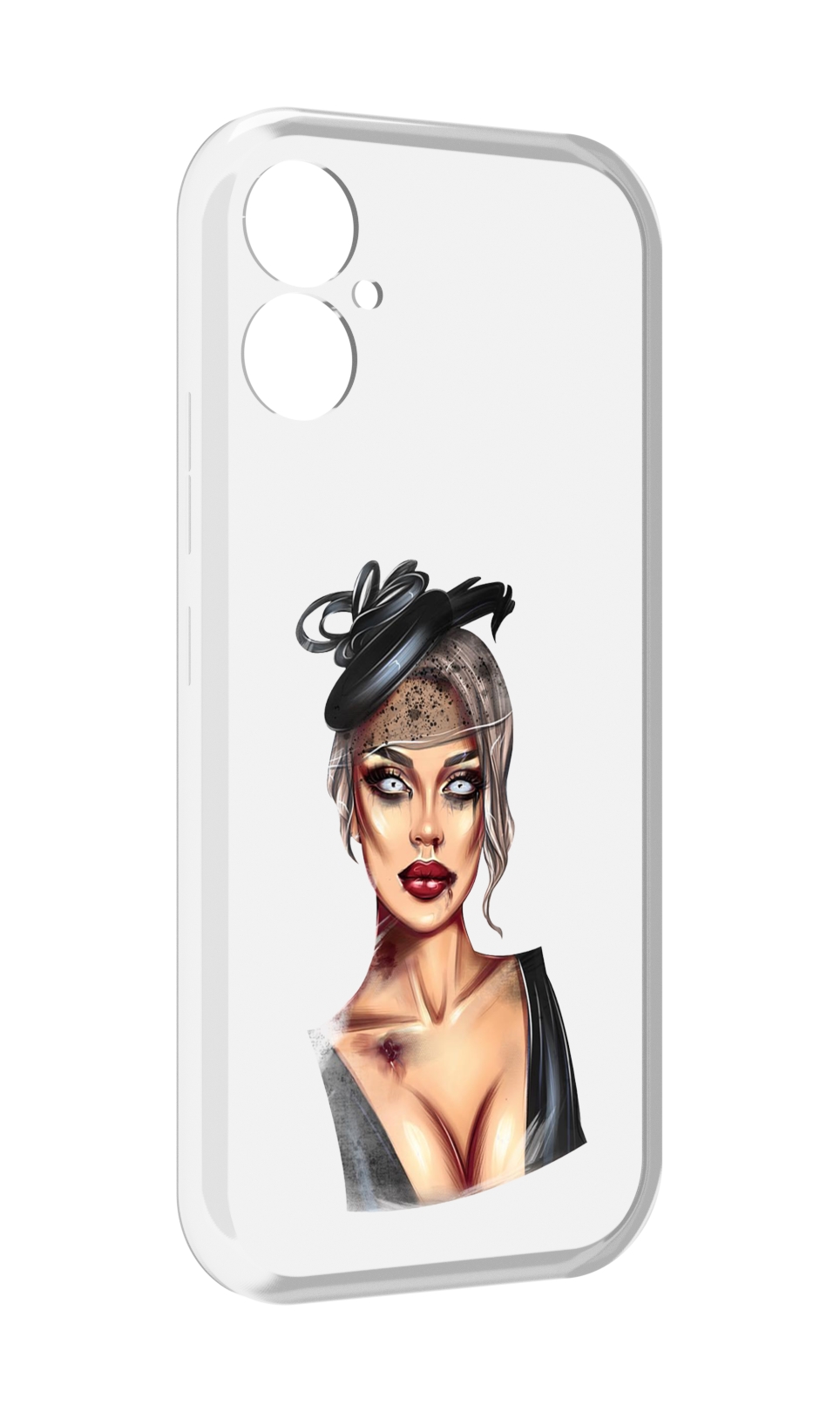 

Чехол MyPads девушка-с-линзами для Tecno Spark 9 Pro \ Spark 9T, Прозрачный, Tocco
