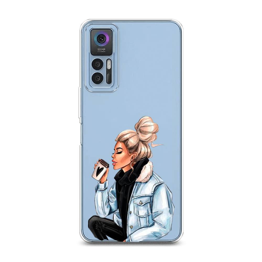 

Чехол Awog на TCL 30/30 Plus "Cute girl", Разноцветный, 290950-7
