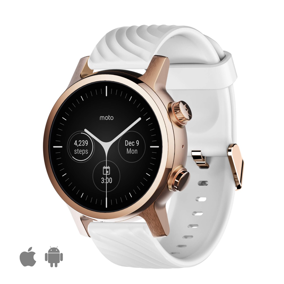 фото Смарт-часы motorola moto 360 3rd gen stainless steel (2020) rose gold