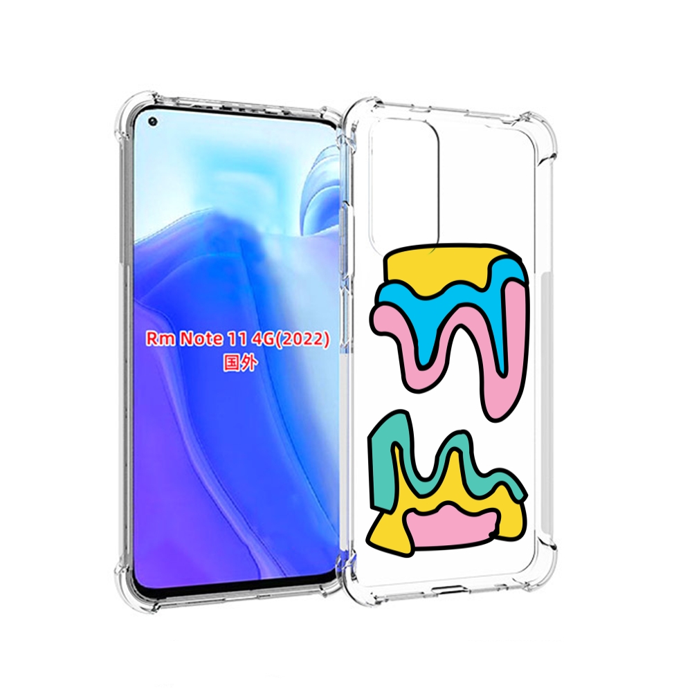 

Чехол MyPads вытекающая-абстракция для Xiaomi Redmi Note 11 4G ( Глобальная версия ), Tocco