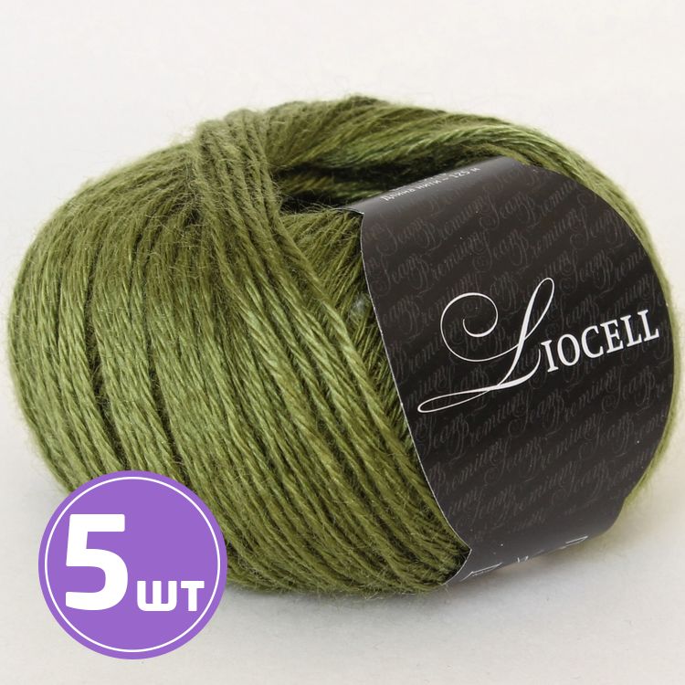 

Пряжа SEAM Liocell 12 фисташка 5 шт по 50 г, Зеленый
