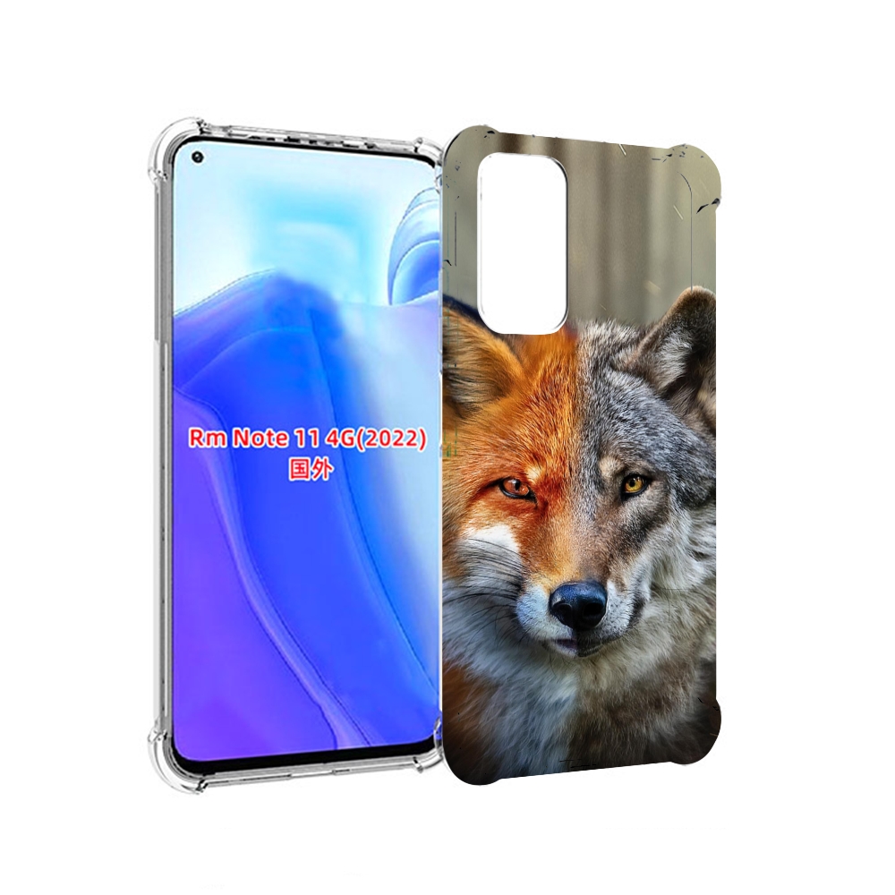 

Чехол MyPads волк-лиса для Xiaomi Redmi Note 11 4G ( Глобальная версия ), Tocco