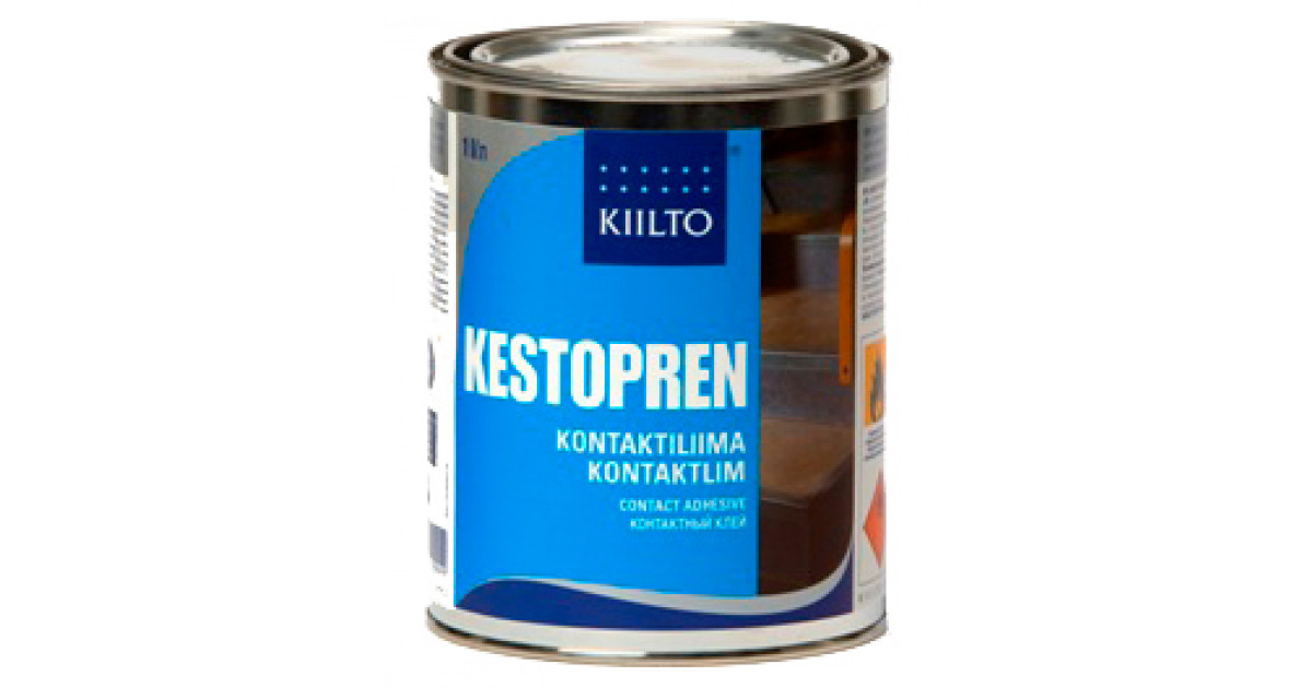 фото Контактный клей kiilto kestopren 1л (финляндия)