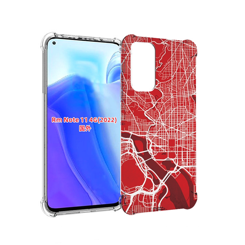 

Чехол MyPads векторная-карта для Xiaomi Redmi Note 11 4G ( Глобальная версия ), Tocco