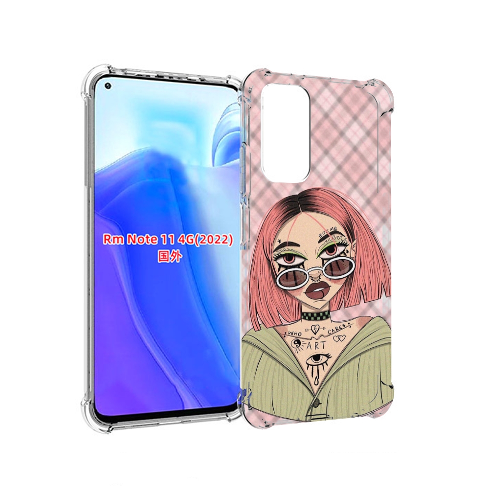 

Чехол MyPads бунтарка-девочка для Xiaomi Redmi Note 11 4G ( Глобальная версия ), Tocco