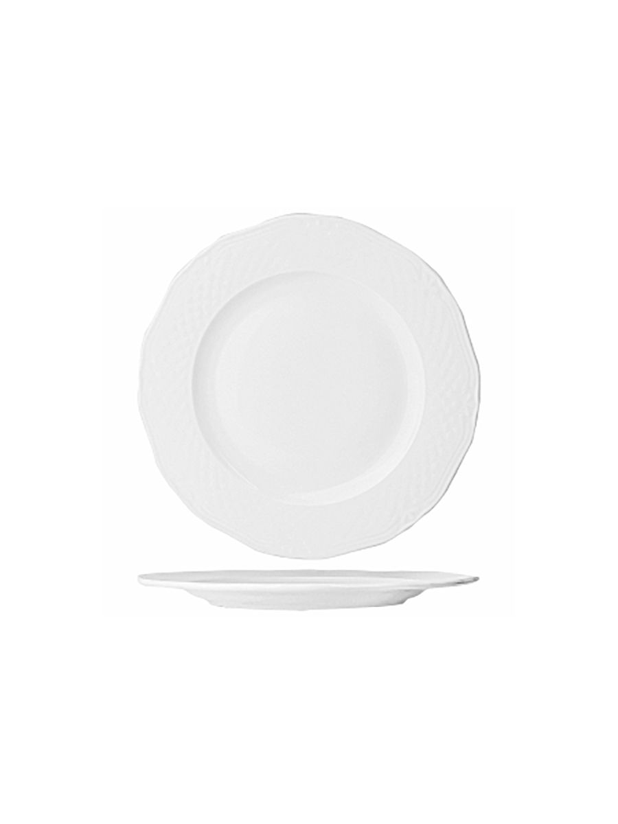 

Тарелка мелкая Afrodyta 24х24х2 см, Lubiana, 2624-white, CB-2624-white