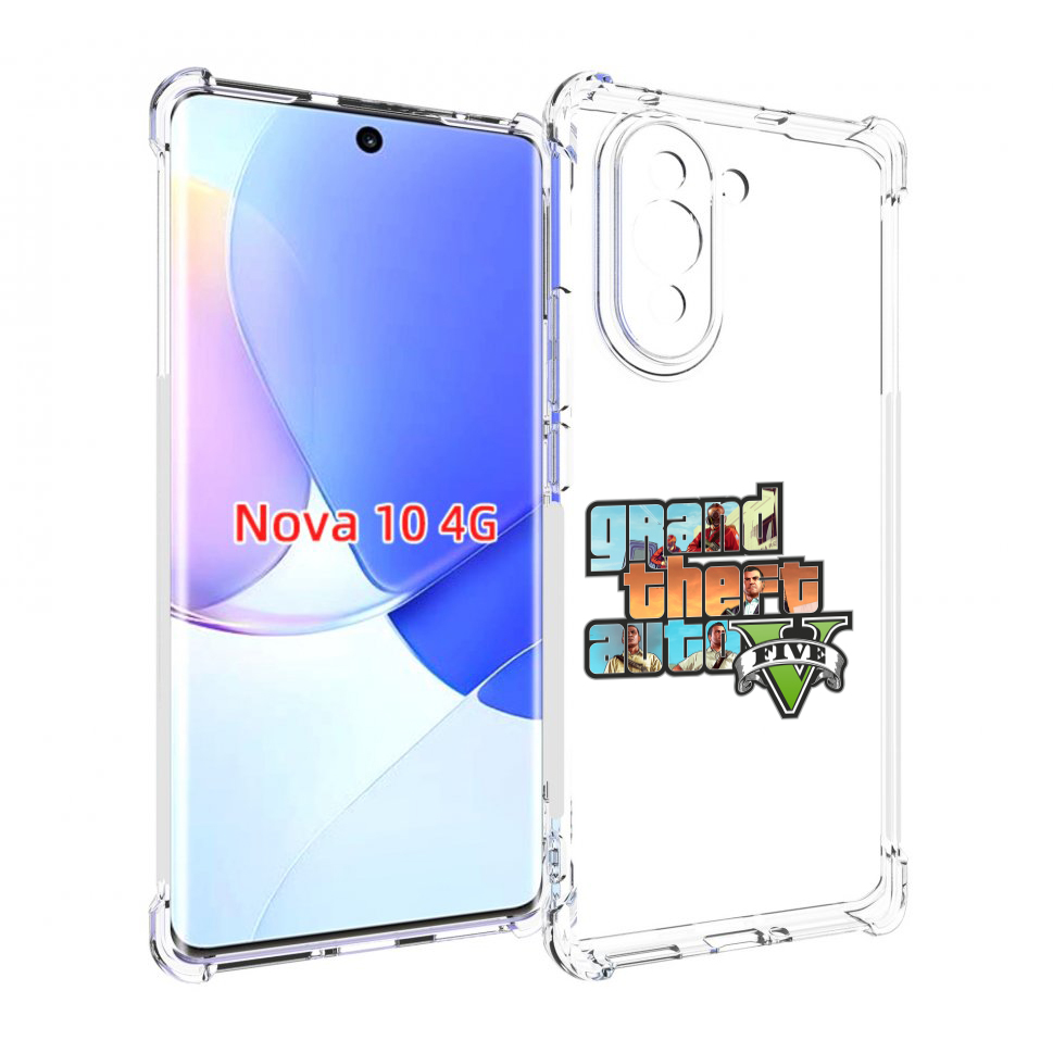 

Чехол MyPads ГТА для Huawei Nova 10, Прозрачный, Tocco