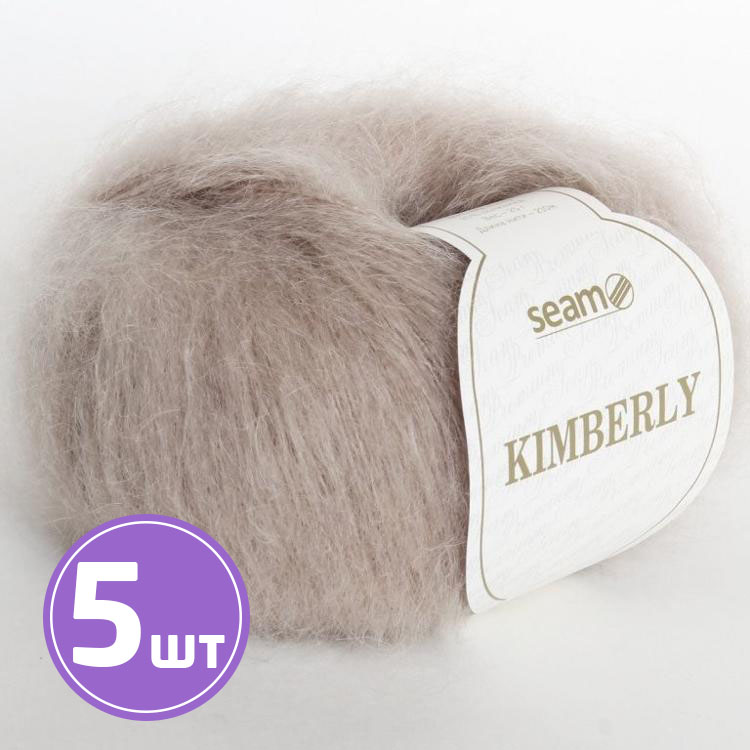 

Пряжа SEAM KIMBERLY 6030 светлый фрез 5 шт по 25 г, Розовый