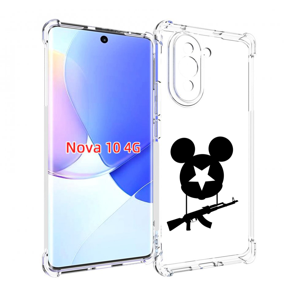 

Чехол MyPads АК Микки для Huawei Nova 10, Прозрачный, Tocco