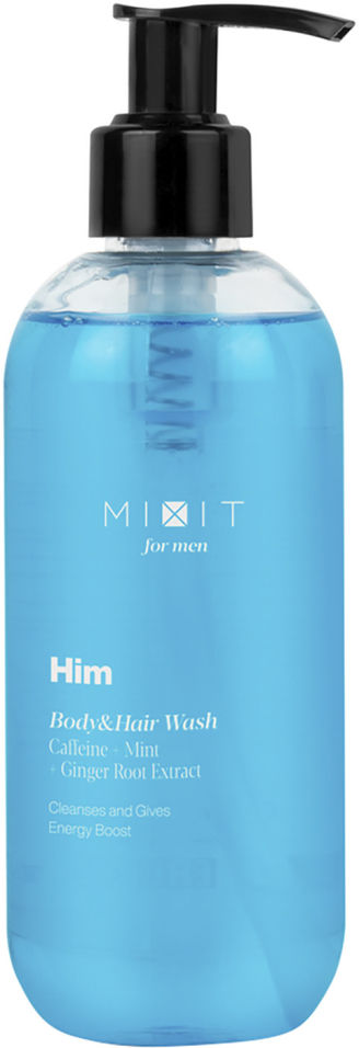 фото Гель для душа mixit him body&hair wash 250 ml