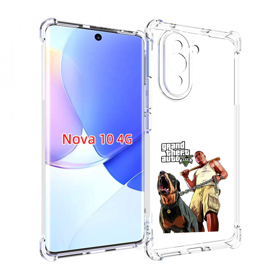 

Чехол MyPads GTA грозная собака для Huawei Nova 10, Прозрачный, Tocco