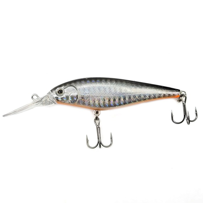 

Namazu Воблер Namazu S-killer, L-80мм, 10,5г, шэд, плавающий (1,0-2,0м), цвет №5, Серебристый