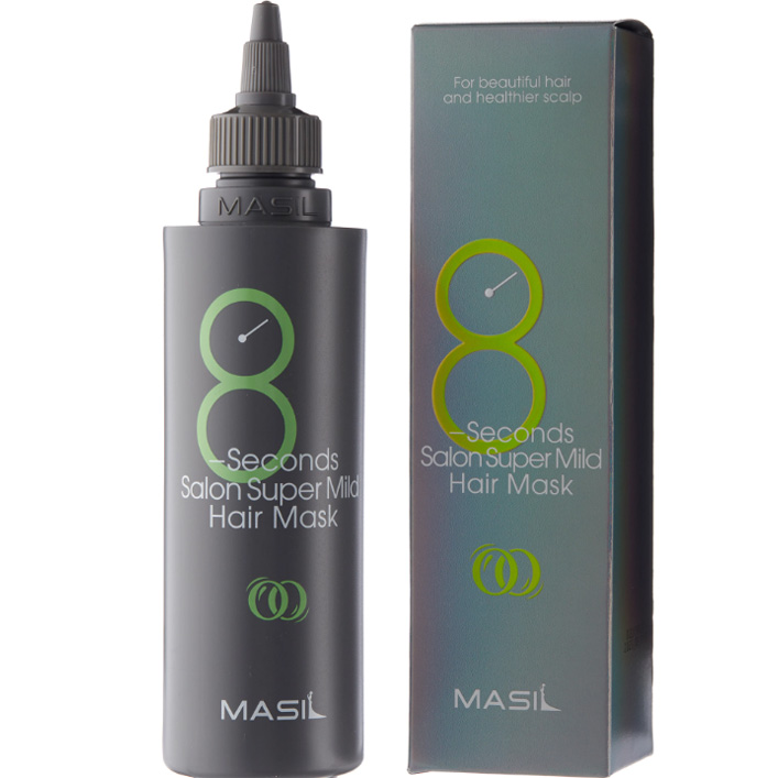 Маска для волос Masil 8 Seconds Salon Super Mild Hair Mask восстанавливающая 200 мл шампунь кондиционер для тонких волос salon hero volume maximizer biotine 400 мл