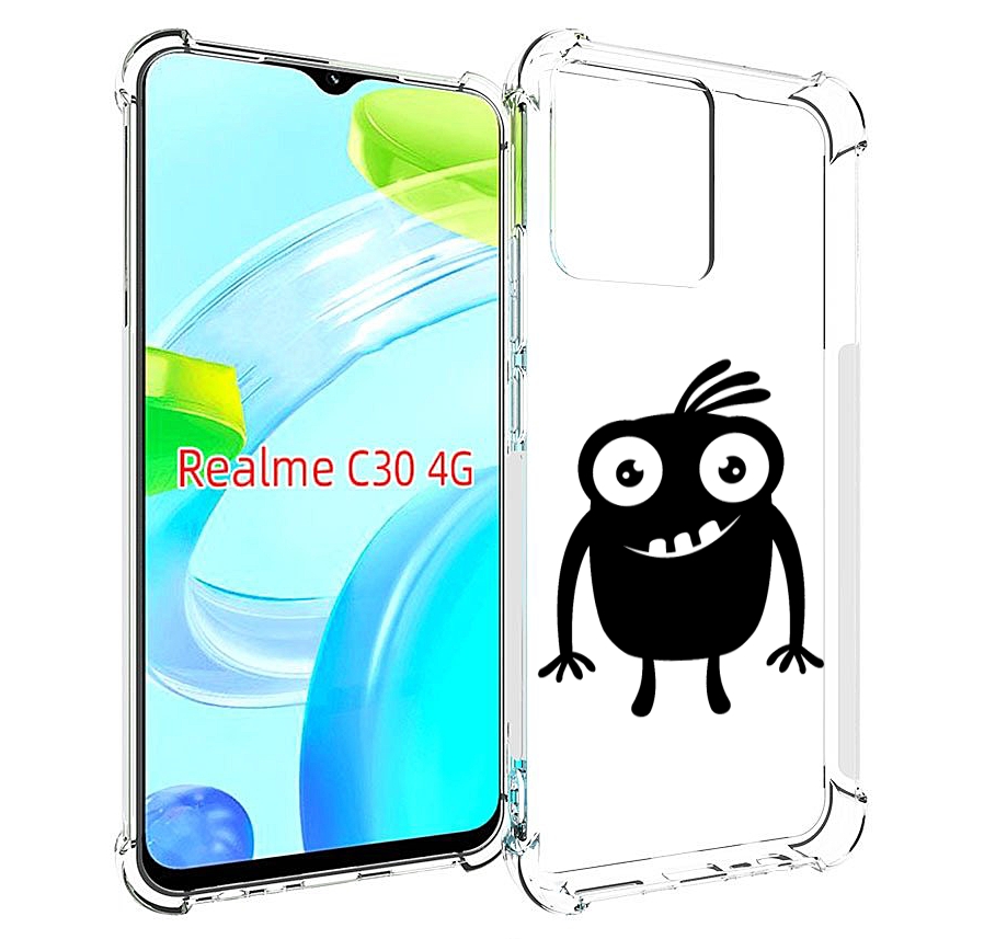 

Чехол MyPads Масяня для Realme C30 4G / Narzo 50i Prime, Прозрачный, Tocco