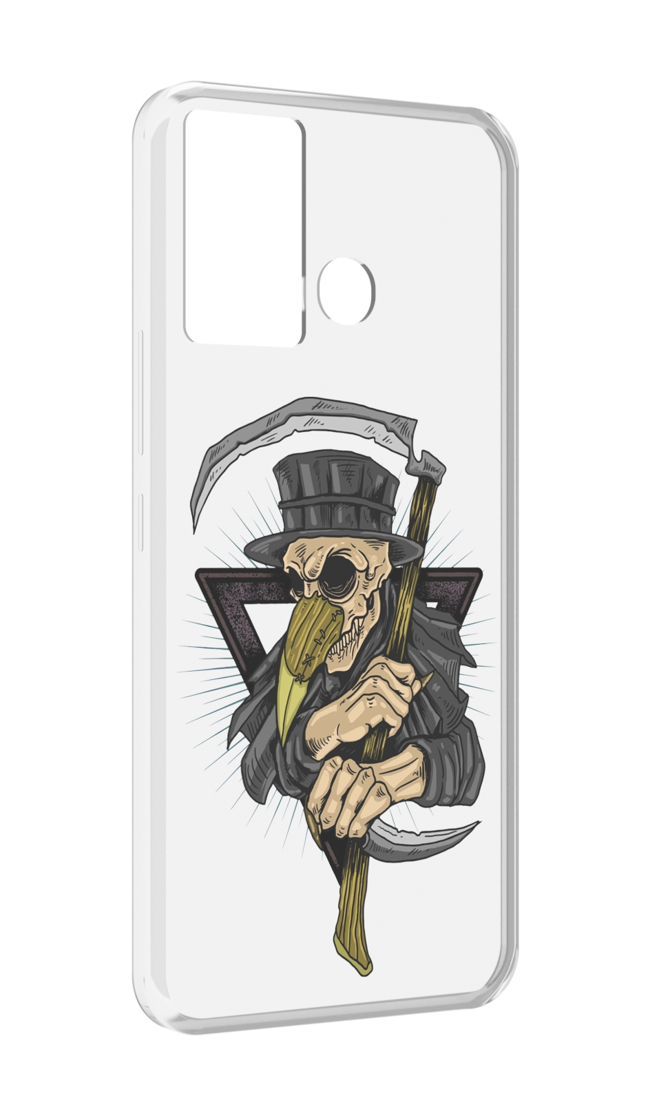 

Чехол MyPads борец-с-чумой для Infinix Hot 12 Play, Прозрачный, Tocco