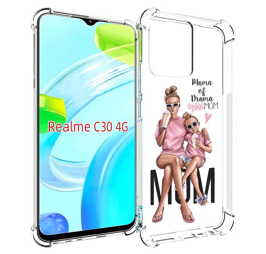 

Чехол MyPads Мама-мечты женский для Realme C30 4G / Narzo 50i Prime, Прозрачный, Tocco