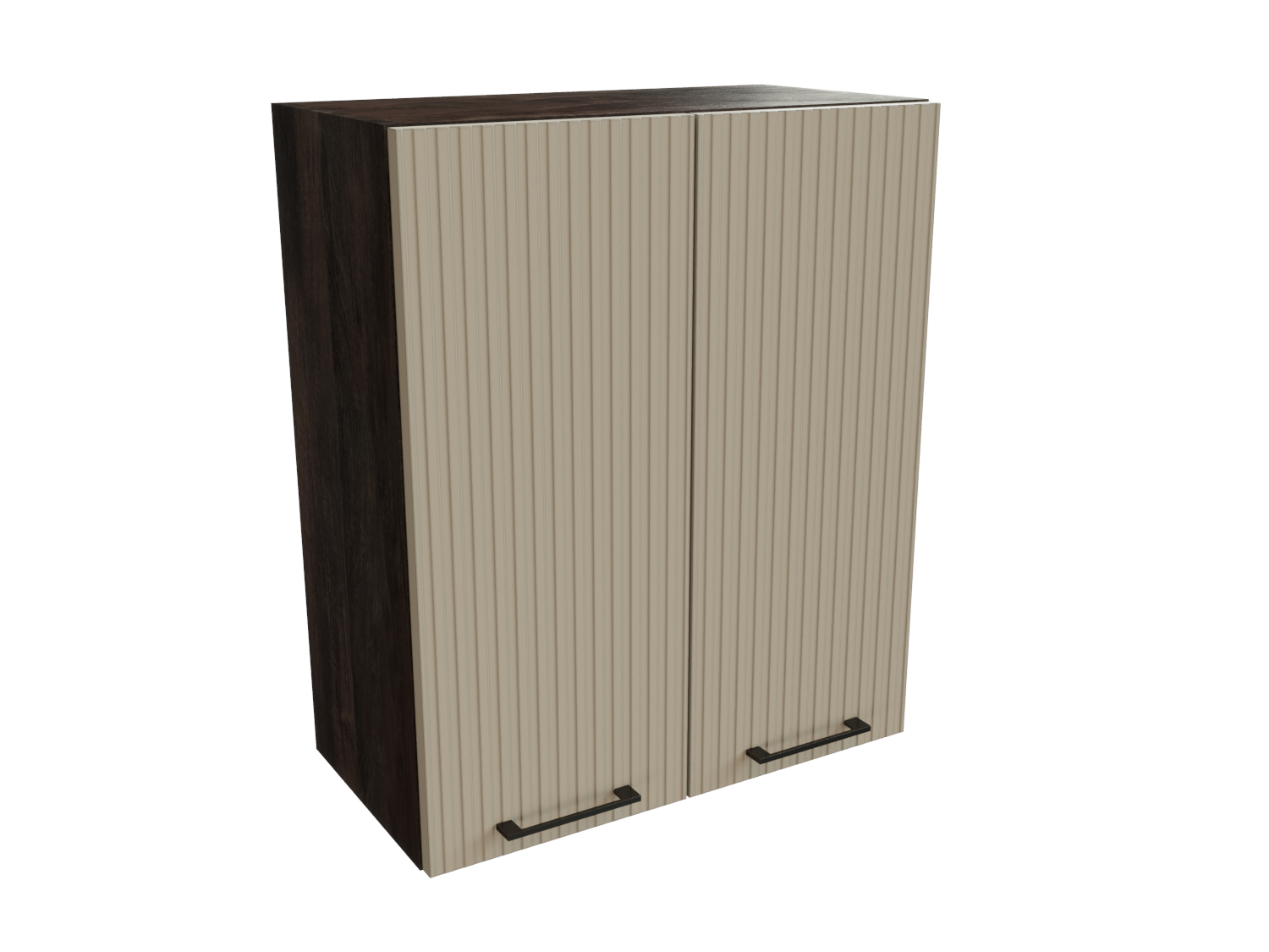 

Шкаф навесной с 2-мя дверцами SURA Сиэль Ян Атласный серый 60x31,8x71,6 арт.ММК-00015203