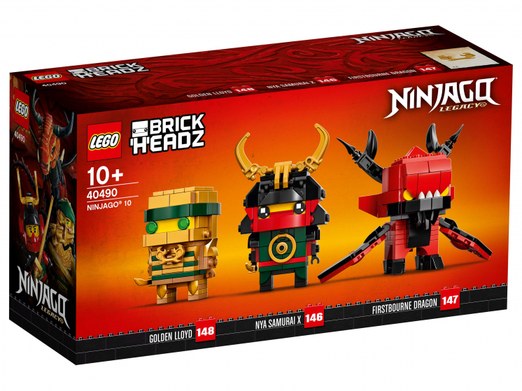 фото Конструктор lego brickheadz ninjago 10 40490