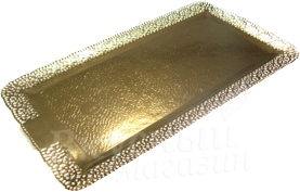 Подложка под торт усиленная 16х36 см. золото ЛЕОНАРДО 2,5 мм.