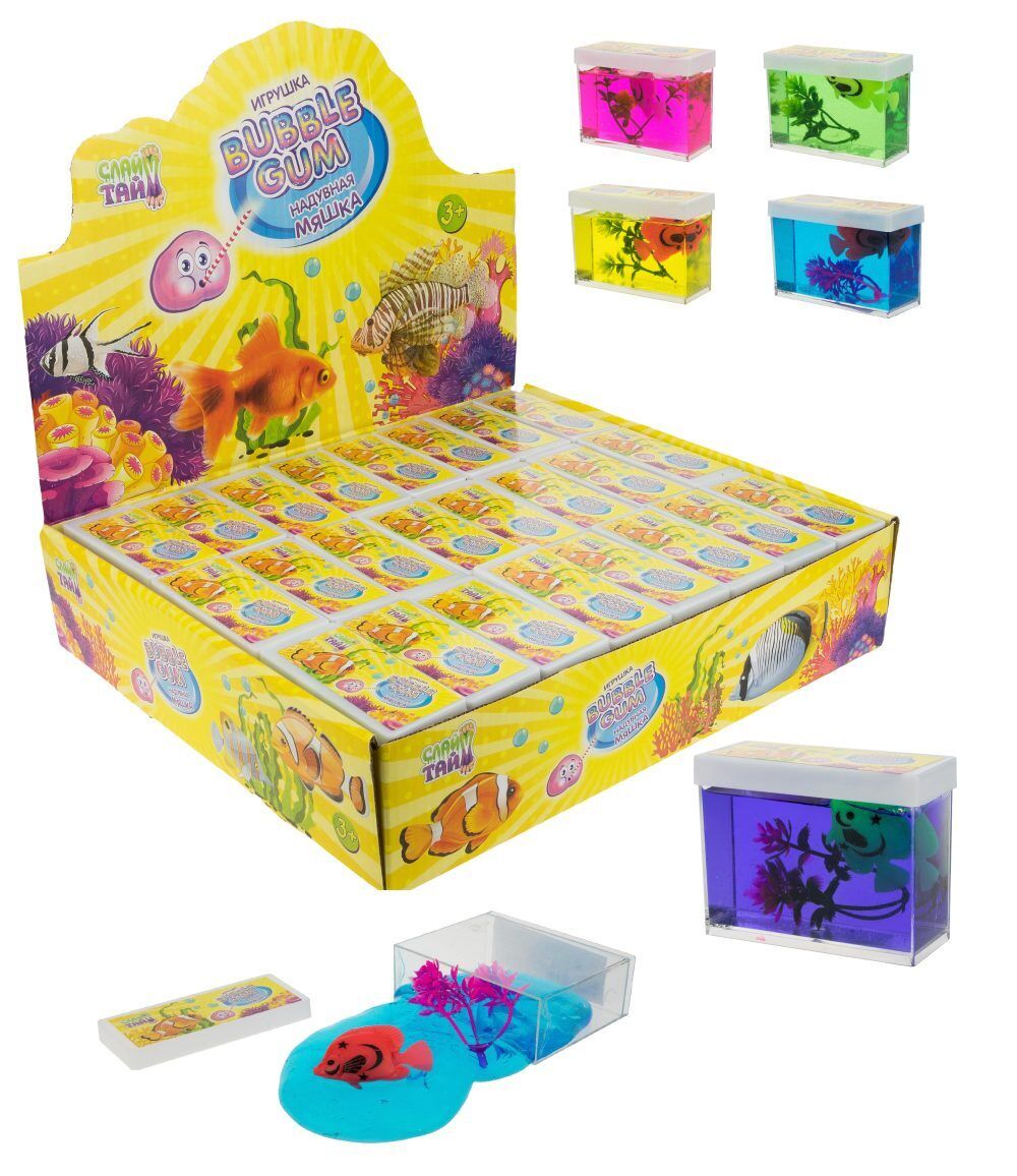 

Слайм мяшка Bubble Gum 1Toy в ассортименте
