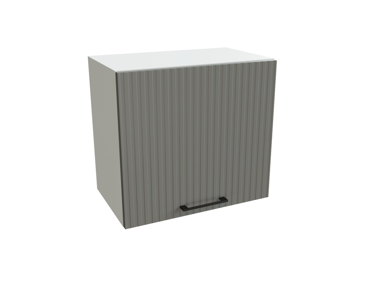 

Шкаф навесной антресоль SURA Сиэль Ян Монблан софт 50x31,8x92 арт.ММК-00015136, Серый