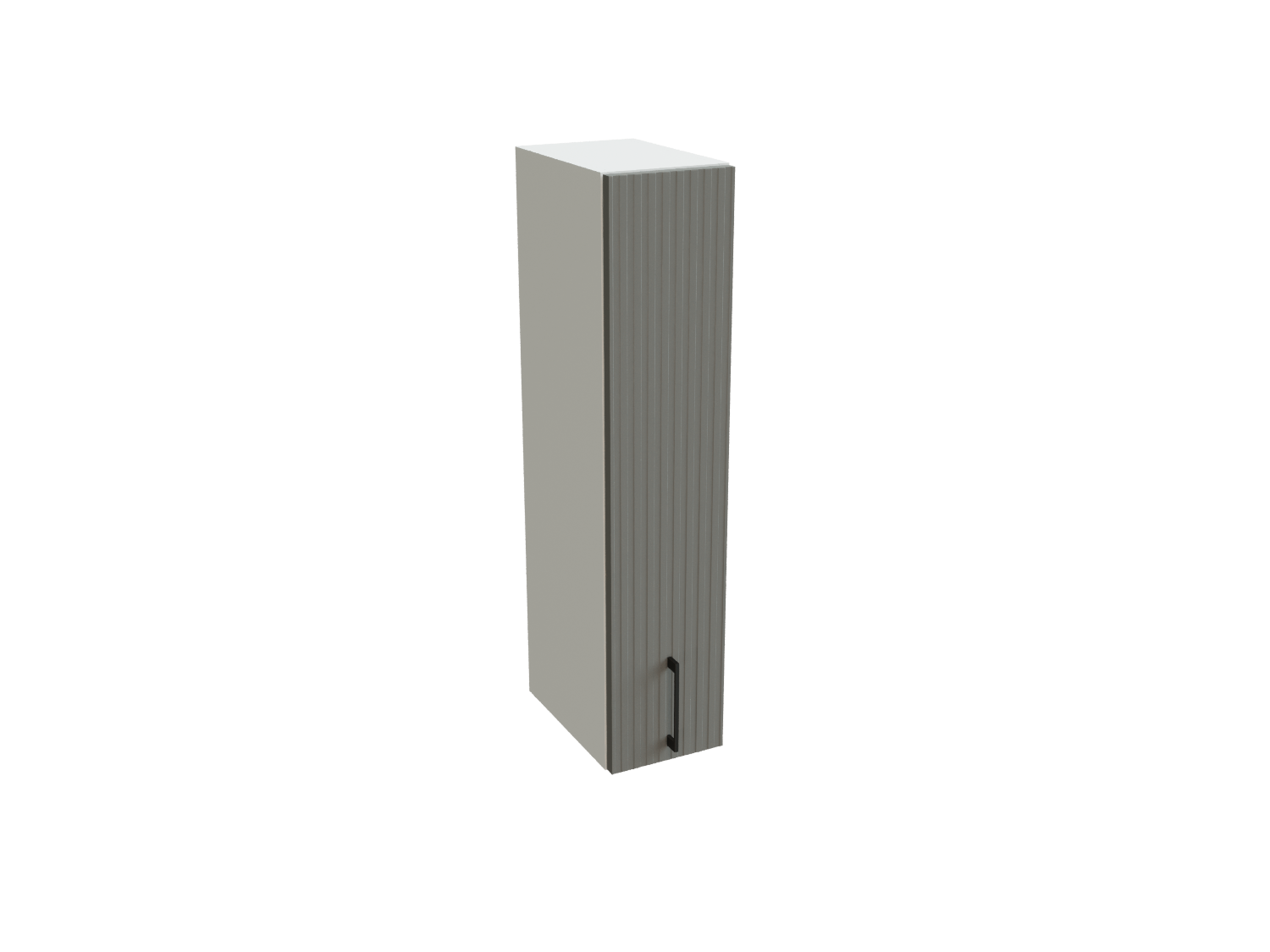 

Шкаф навесной бутылочница SURA Сиэль Ян Монблан софт 20x31,8x92 арт.ММК-00015134, Серый