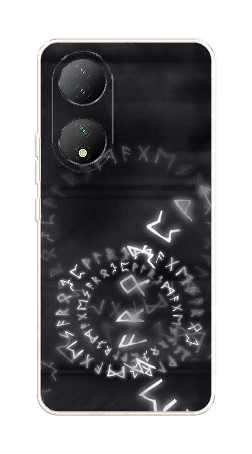 

Чехол на Vivo Y100 "Руны", Серый;черный, 268250-3