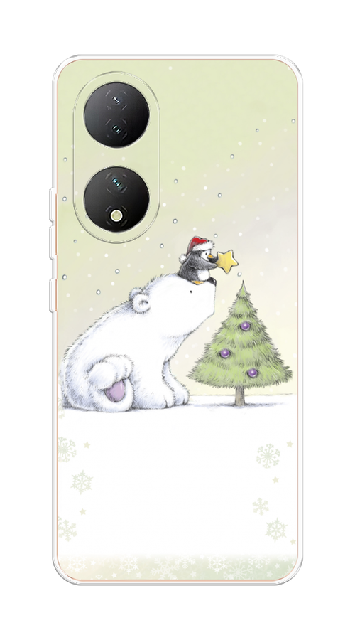 

Чехол на Vivo Y100 "Украшение елки", Белый;бежевый, 268250-5