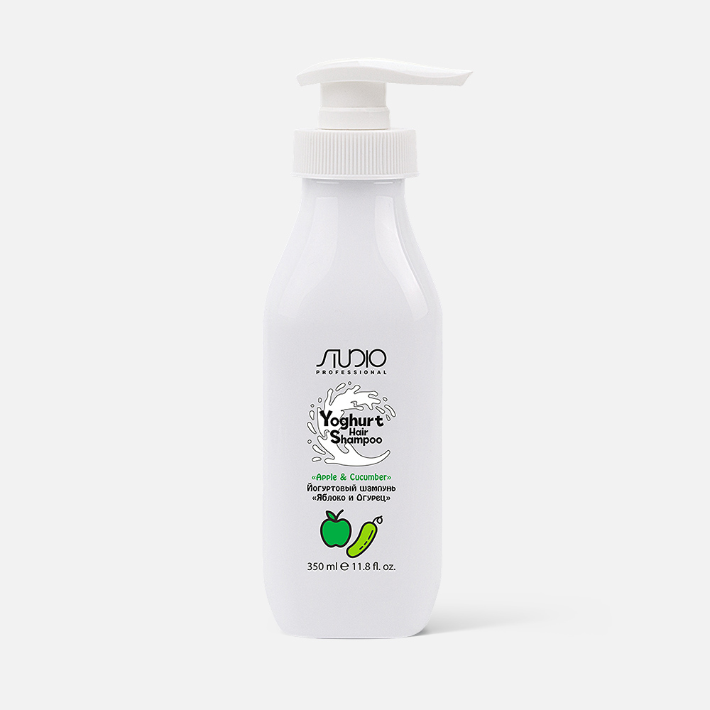 

Шампунь Kapous Studio Professional Yoghurt йогуртовый Яблоко и огурец 350 мл