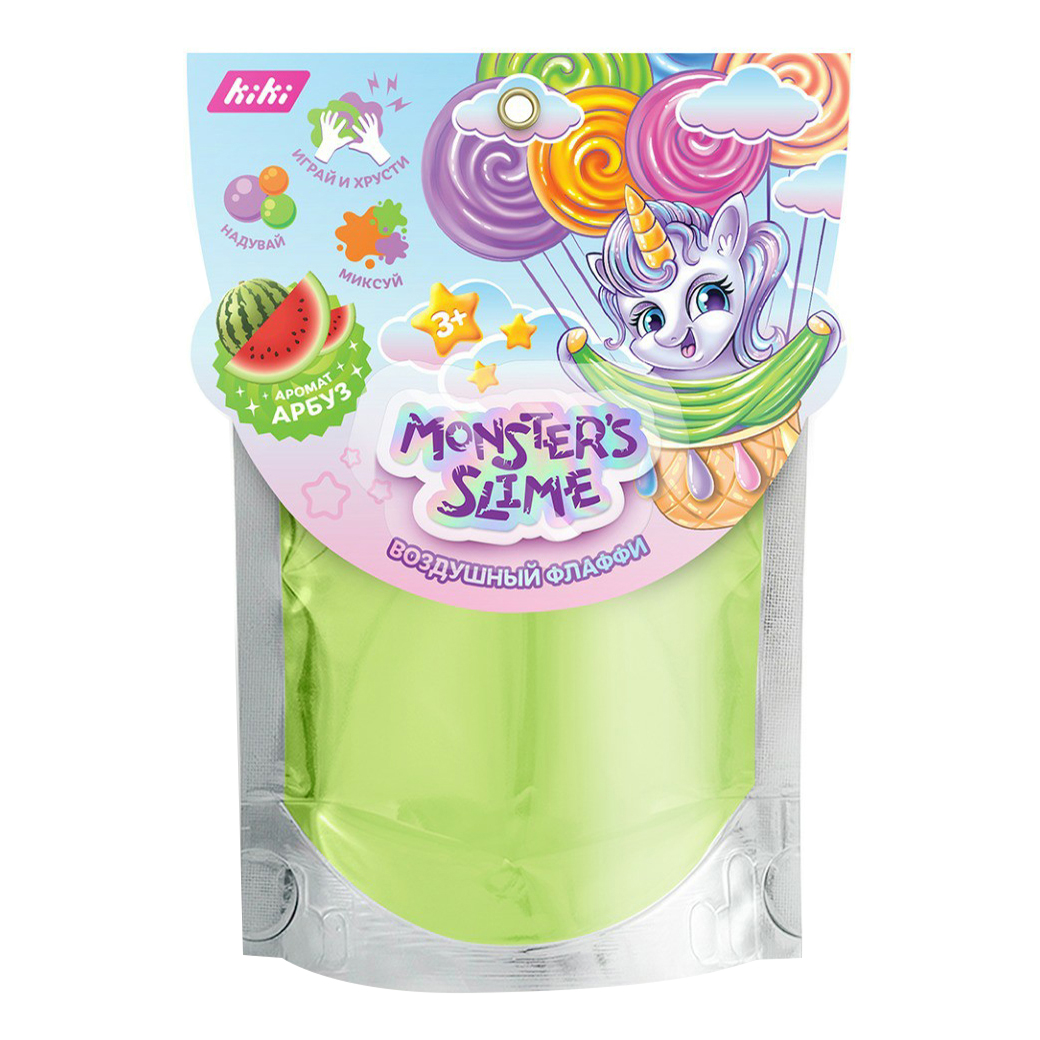 фото Слайм kiki monster's slime арбуз 130 г