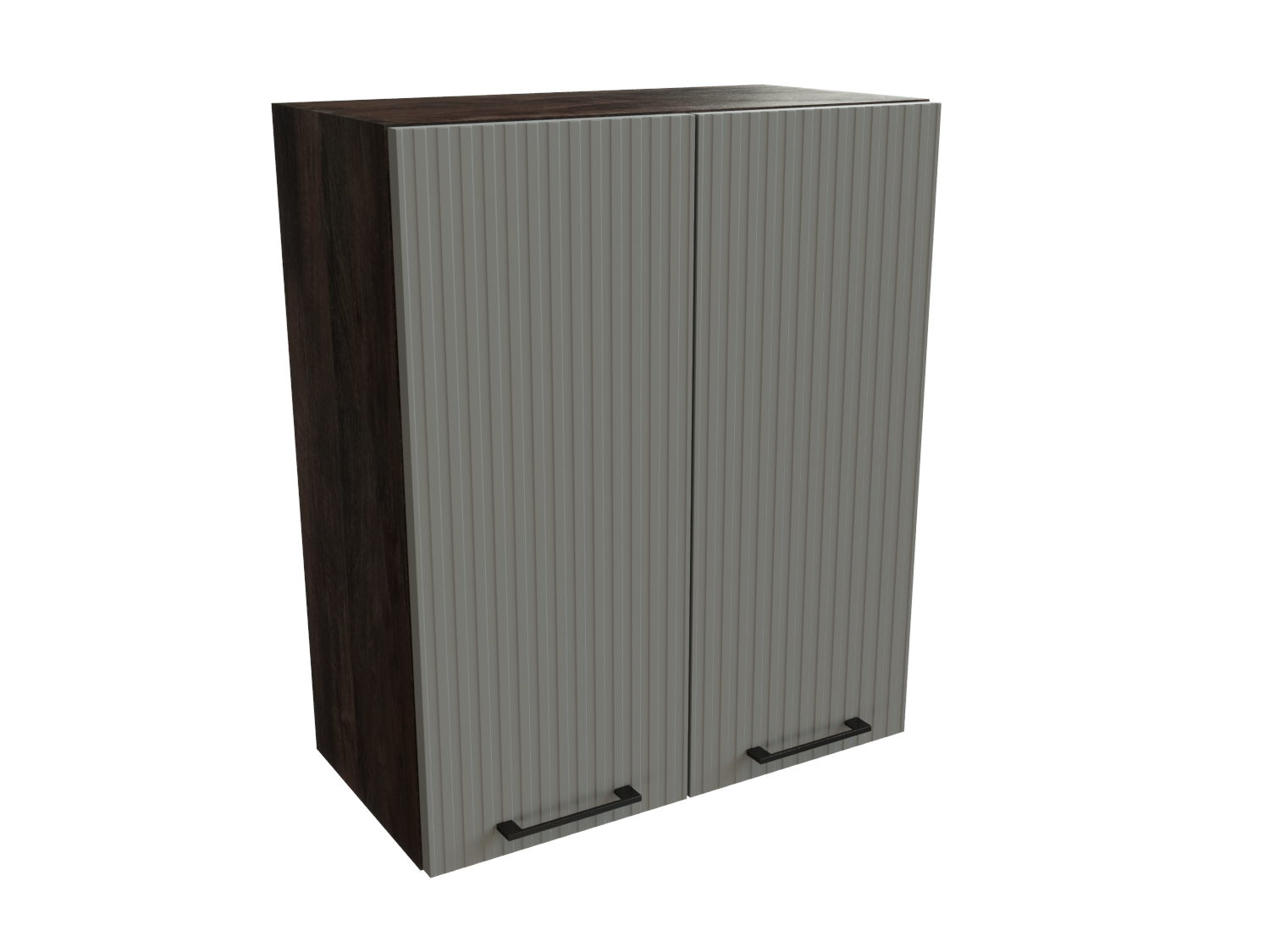 

Шкаф навесной с 2-мя дверцами SURA Сиэль Ян Монблан софт 60x31,8x71,6 арт.ММК-00015046, Серый