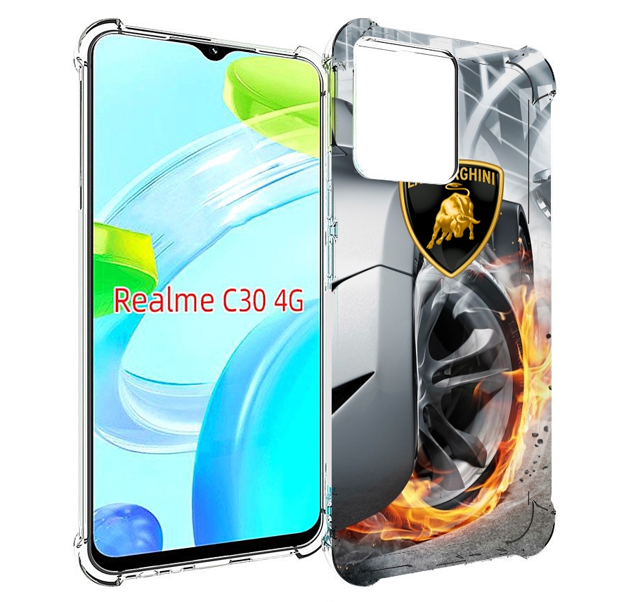 

Чехол MyPads Ламборгини мужской для Realme C30 4G / Narzo 50i Prime, Прозрачный, Tocco