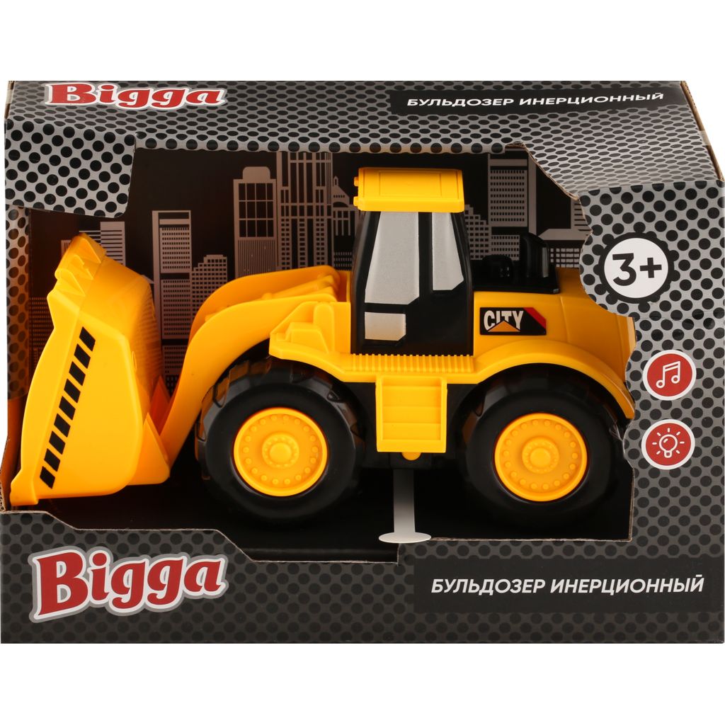 

Бульдозер Bigga инерционный 220 х 305 х 58 мм желтый