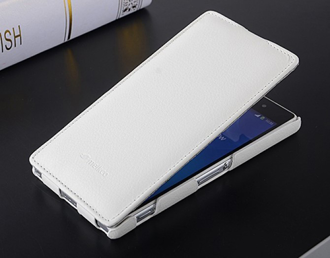 

Кожаный чехол Melkco для Sony Xperia Z2 / D6503 / L50w - Jacka Type - белый