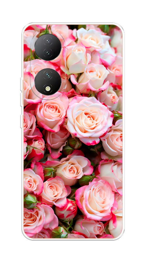 

Чехол на Vivo Y100 "Много роз", Розовый, 268250-2