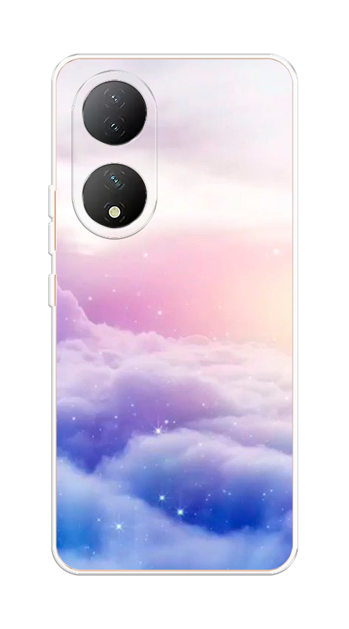 

Чехол на Vivo Y100 "Небеса", Голубой;белый;розовый, 268250-2